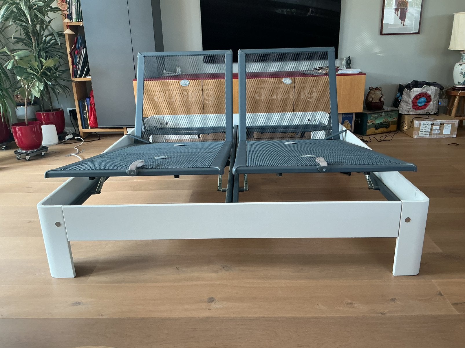Auping 150-200 48cm, Huis en Inrichting, Ophalen, Wit, Info@auping.nl, 180 cm