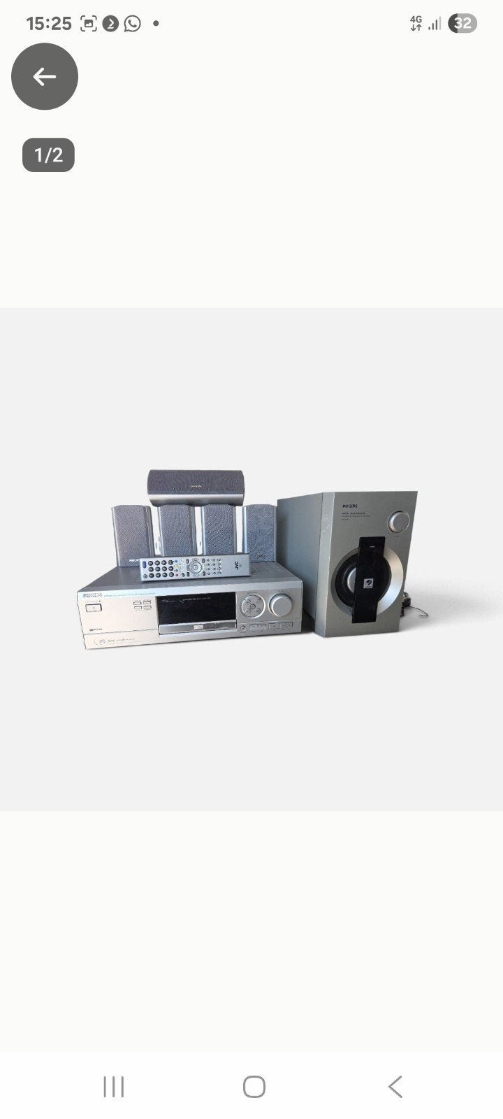 Philips Home Cinema Set HTS3100/12 met DVD-speler, Ophalen, Philips, Gebruikt, 5.1-systeem