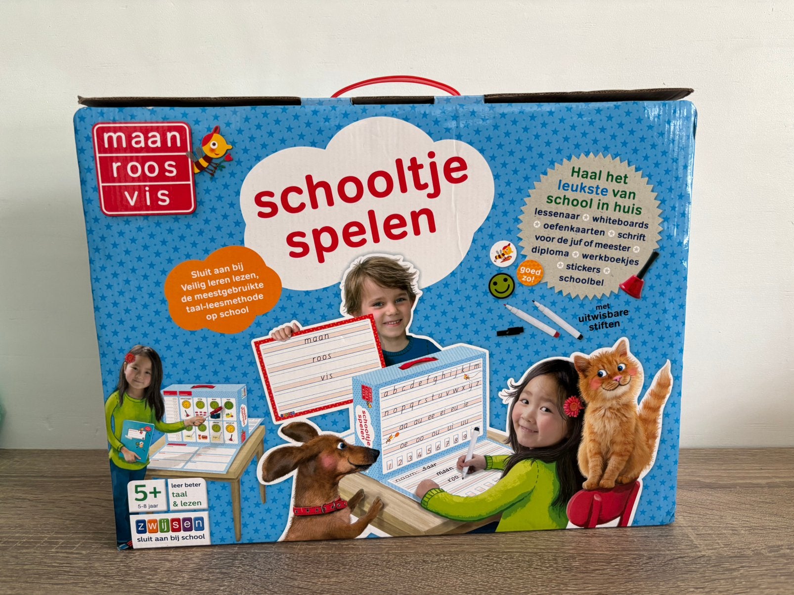 Nieuw: schooltje spelen met schoolbel, Ophalen, Nieuw