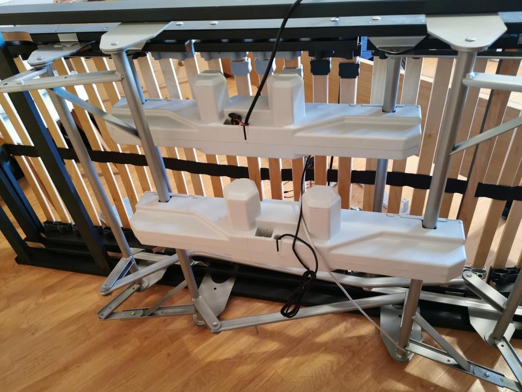 Senioren bed elektrische zonder matras, Huis en Inrichting, Slaapkamer | Bedden, Ophalen, 90 cm, Eenpersoons, Wit