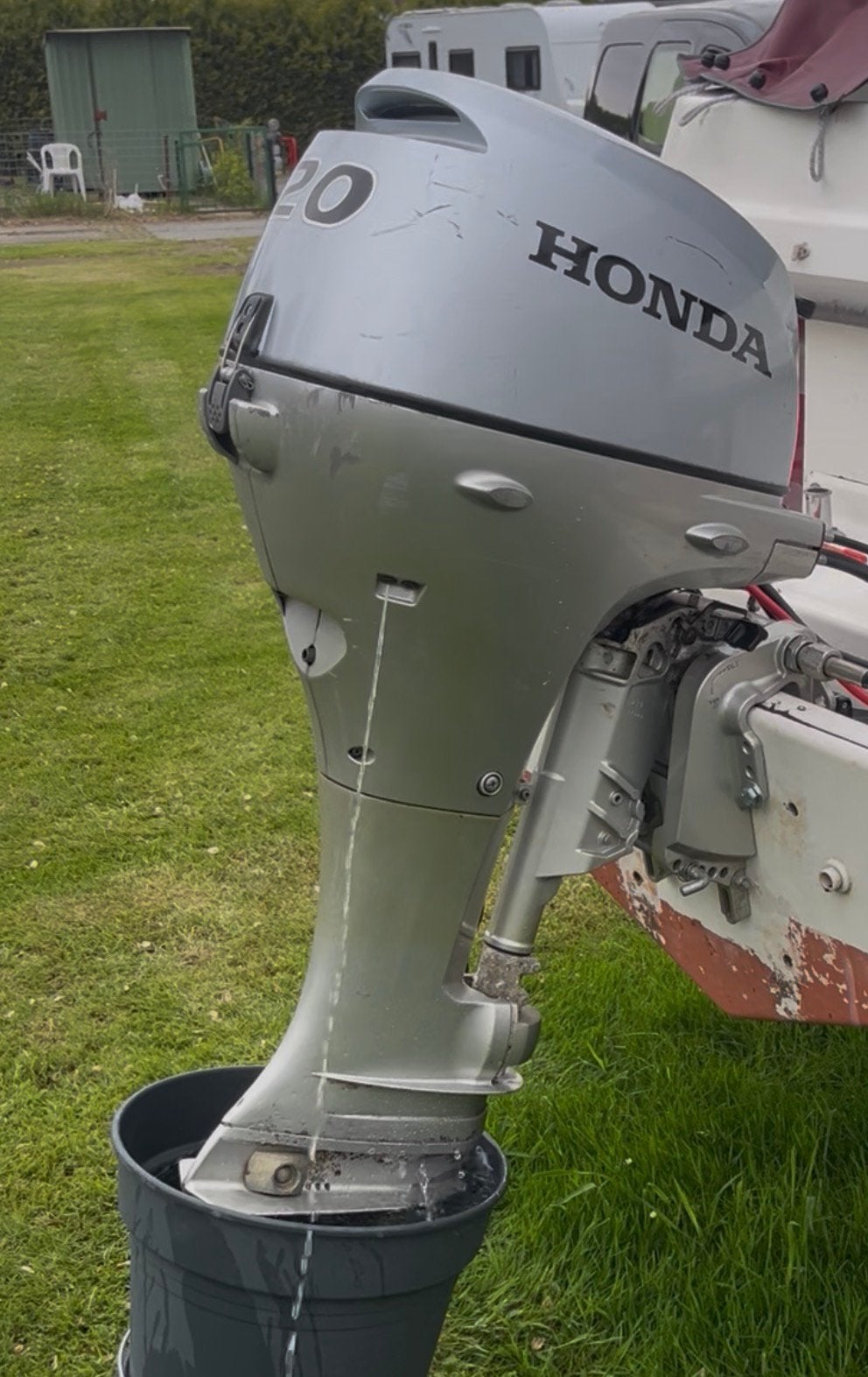 Honda 15pk buitenboordmotor 4 tak - Honda BF15 eletric start, Ophalen, Benzine, 10 tot 30 pk