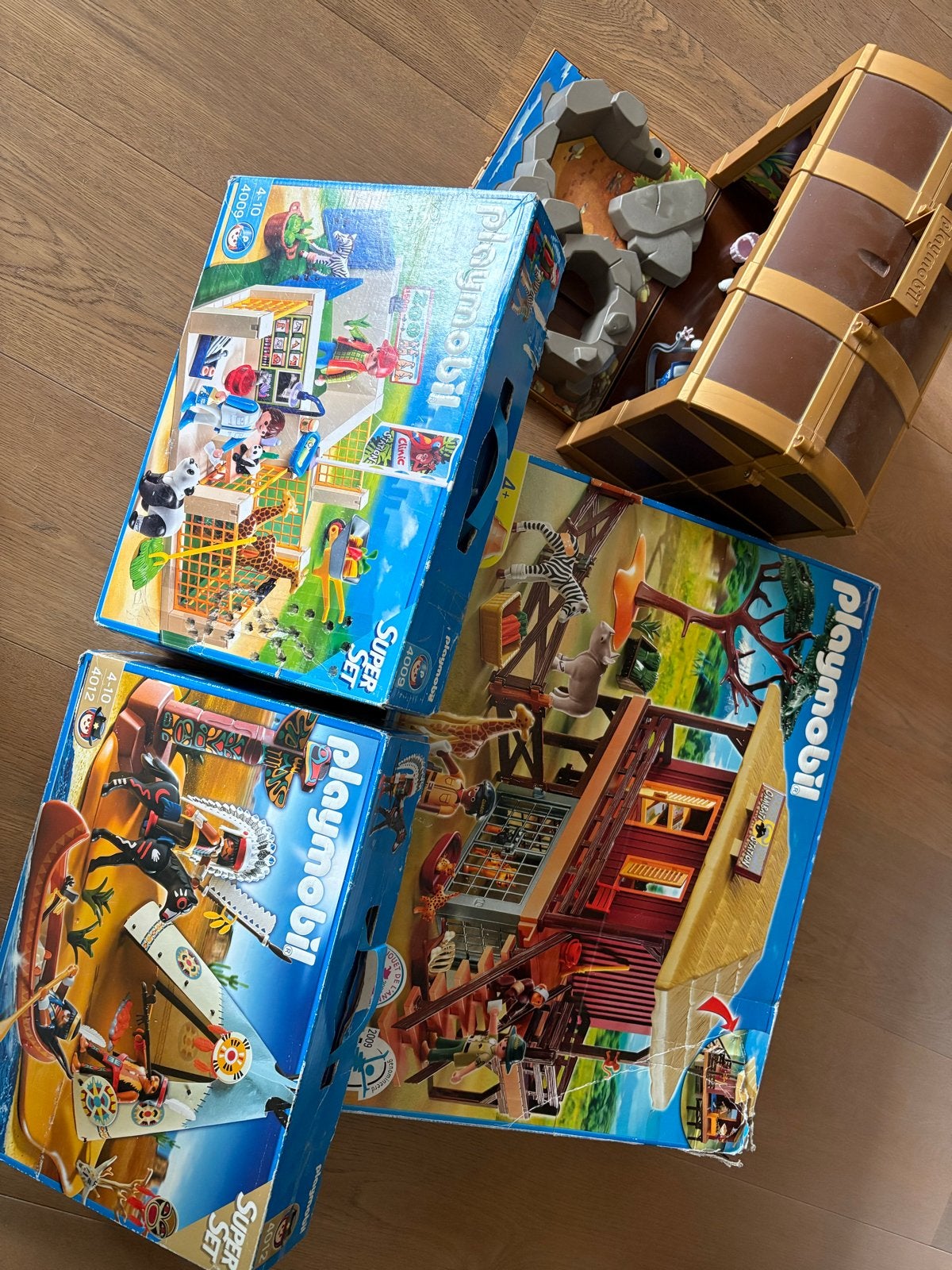 Grote hoeveelheid Playmobil - Zoo en meer!, Ophalen, Wild life, Gebruikt, Gebouw