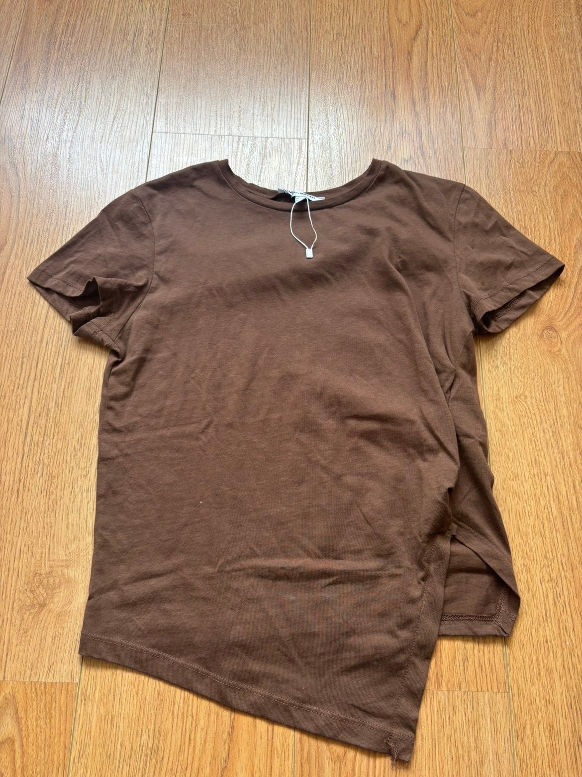 Bruine t shirt, Kleding | Dames, Bruin, Verzenden, Nieuw, Korte mouw