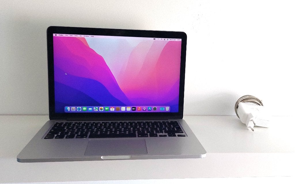 Macbook Pro 13 inch, type A1502, 128GB SSD, Gebruikt, 2 tot 3 Ghz, Qwerty, 13 inch