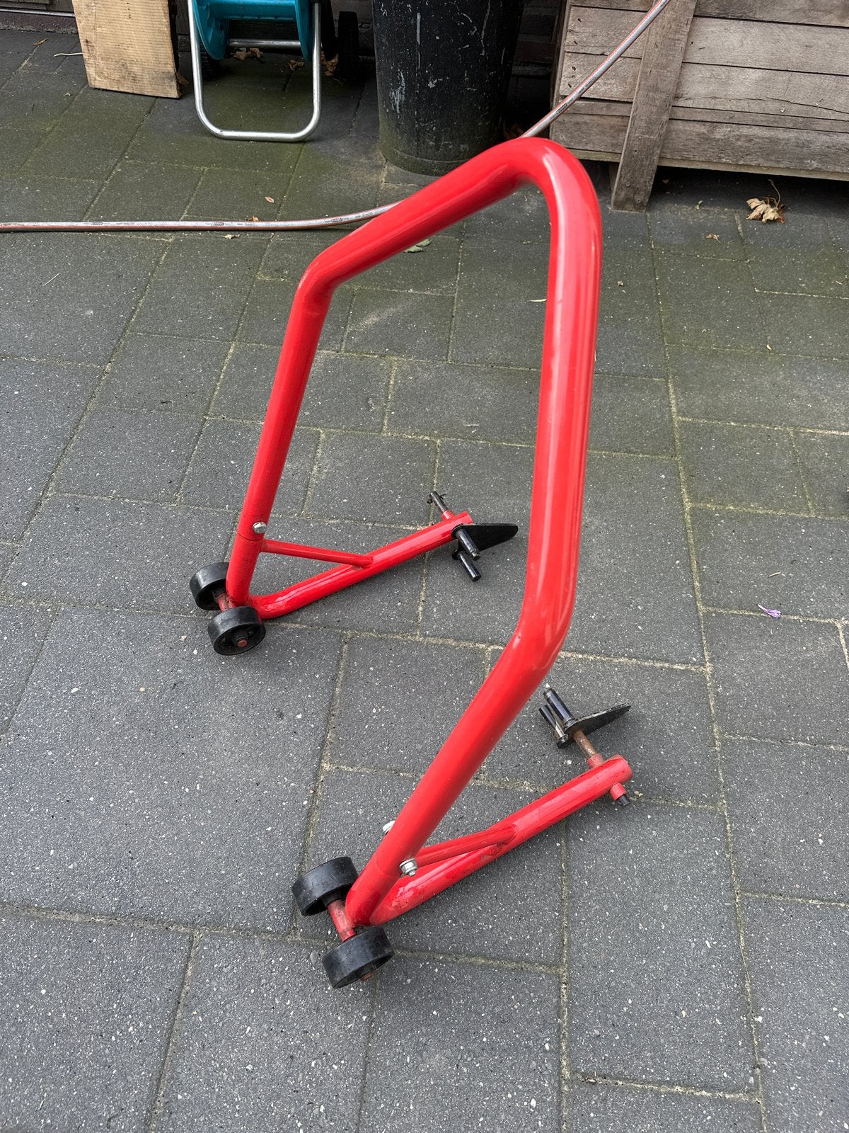 Rode Motorbok / Motorstandaard, Ophalen, Gebruikt