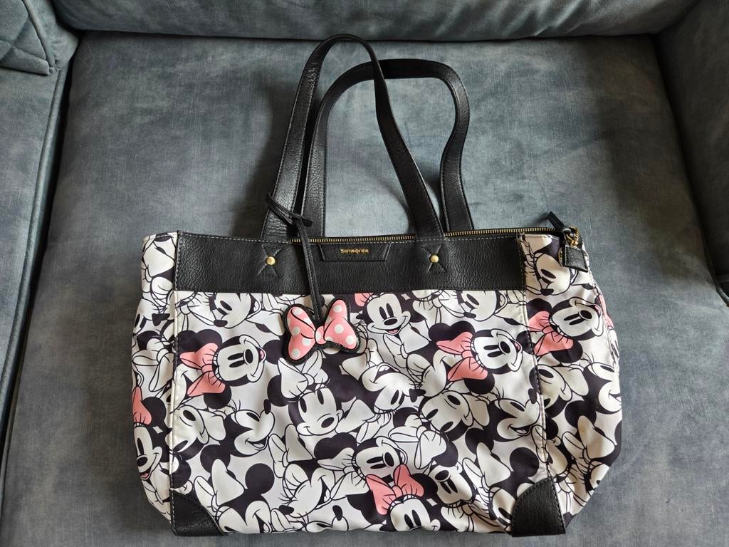 Samsonite originele Mickey handtas, Ophalen of Verzenden, Zo goed als nieuw, Wit, Handtas