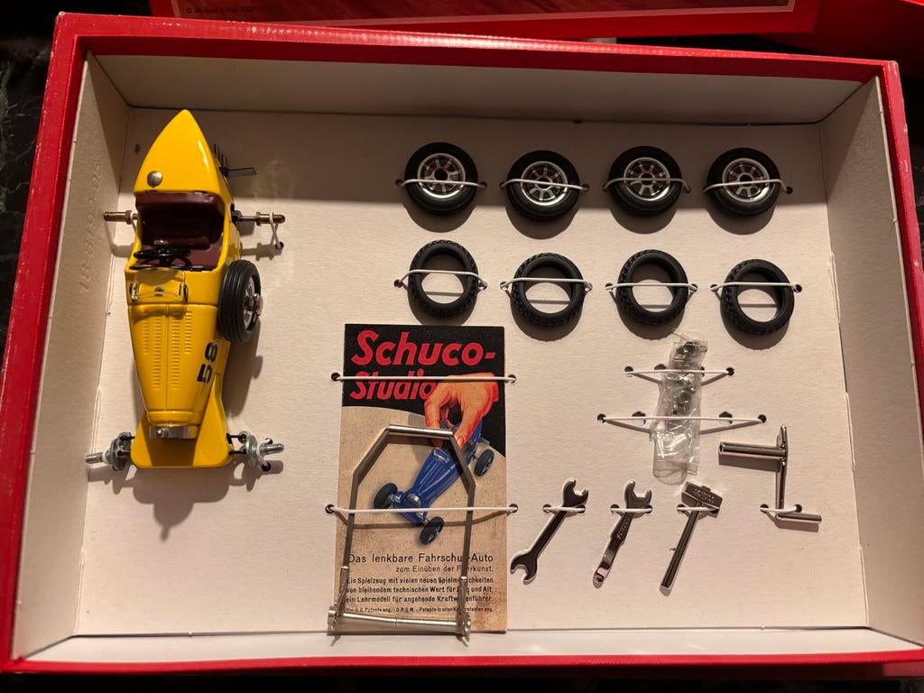 Schuco Bouwdoos Verzameling - Rennsport-Legenden Studio IV, Overige merken, Auto, 1:32 tot 1:50, Ophalen of Verzenden