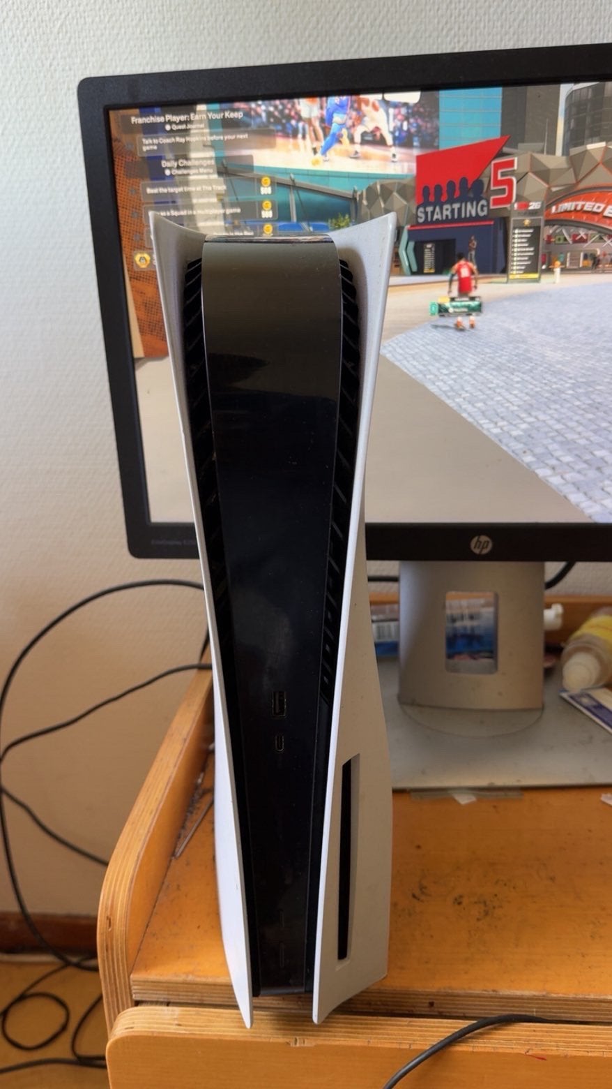 PS5 Met monitor, Ophalen of Verzenden, Zo goed als nieuw