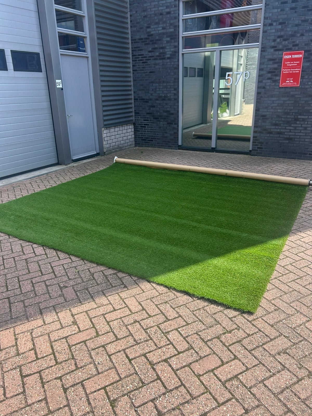 Kunstgras 3,50x4 35mm, Ophalen, Nieuw, 10 tot 20 m², Kunstgras