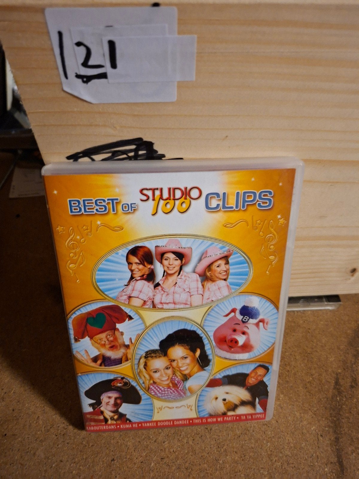 Best of Studio 100 Clips DVD - Diverse kinderliedjes, Gebruikt, Alle leeftijden, Overige typen, Familie
