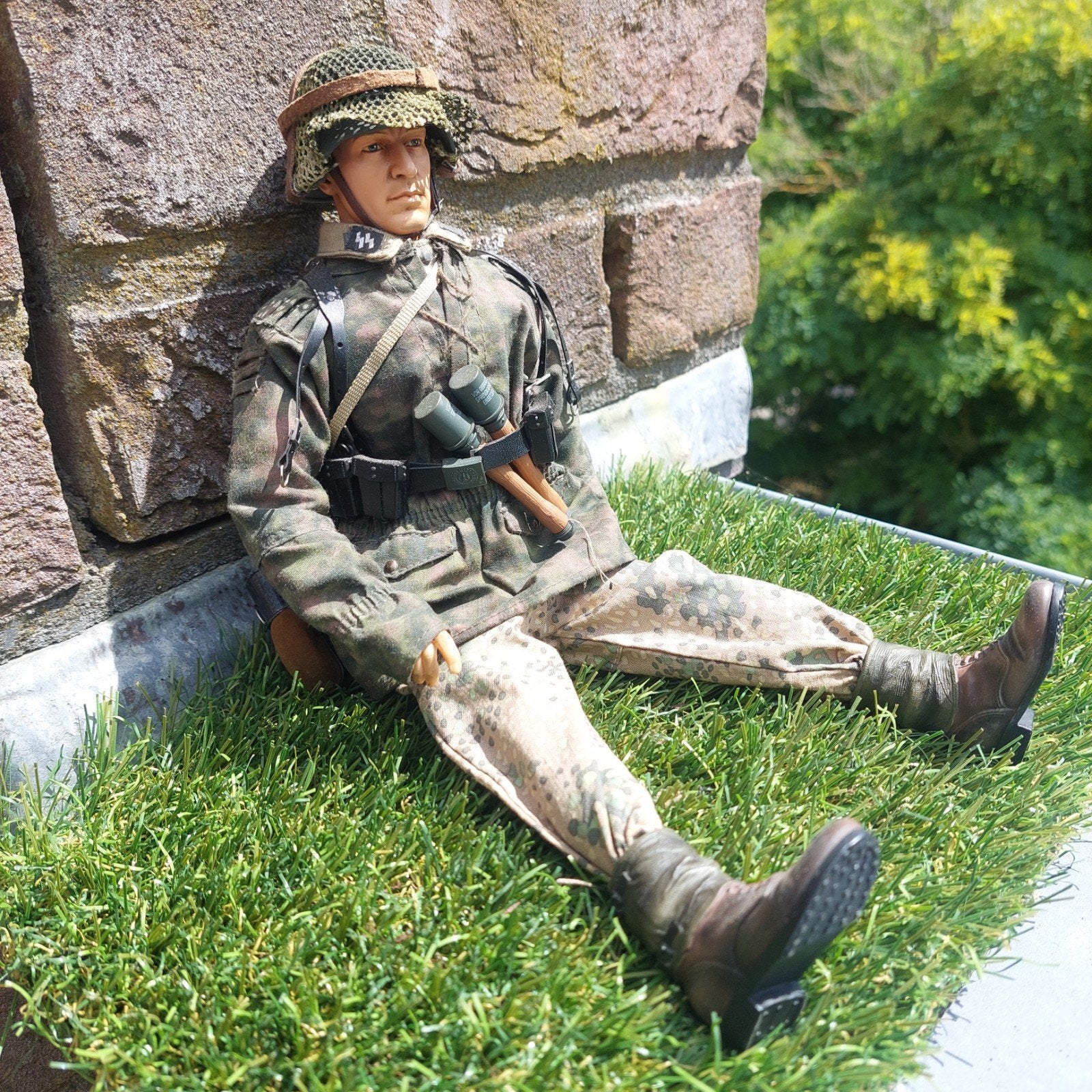 Militair Actiefiguur -schaal 1/6 Tweede Wereldoorlog, Ophalen of Verzenden