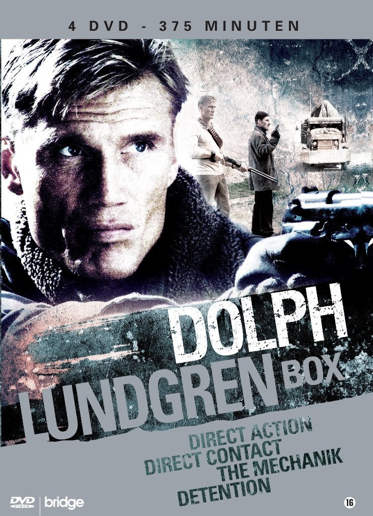 DVD - Dolph Lundgren 4 DVD-box, Alle leeftijden, Nederlands, Actie, Ophalen of Verzenden