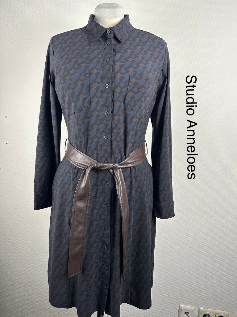 Studio Anneloes Jurk  (mt: 42) 17,3/150, Kleding | Dames, Jurken, Studio Anneloes, Blauw, Studio Anneloes, Maat 42/44 (L)