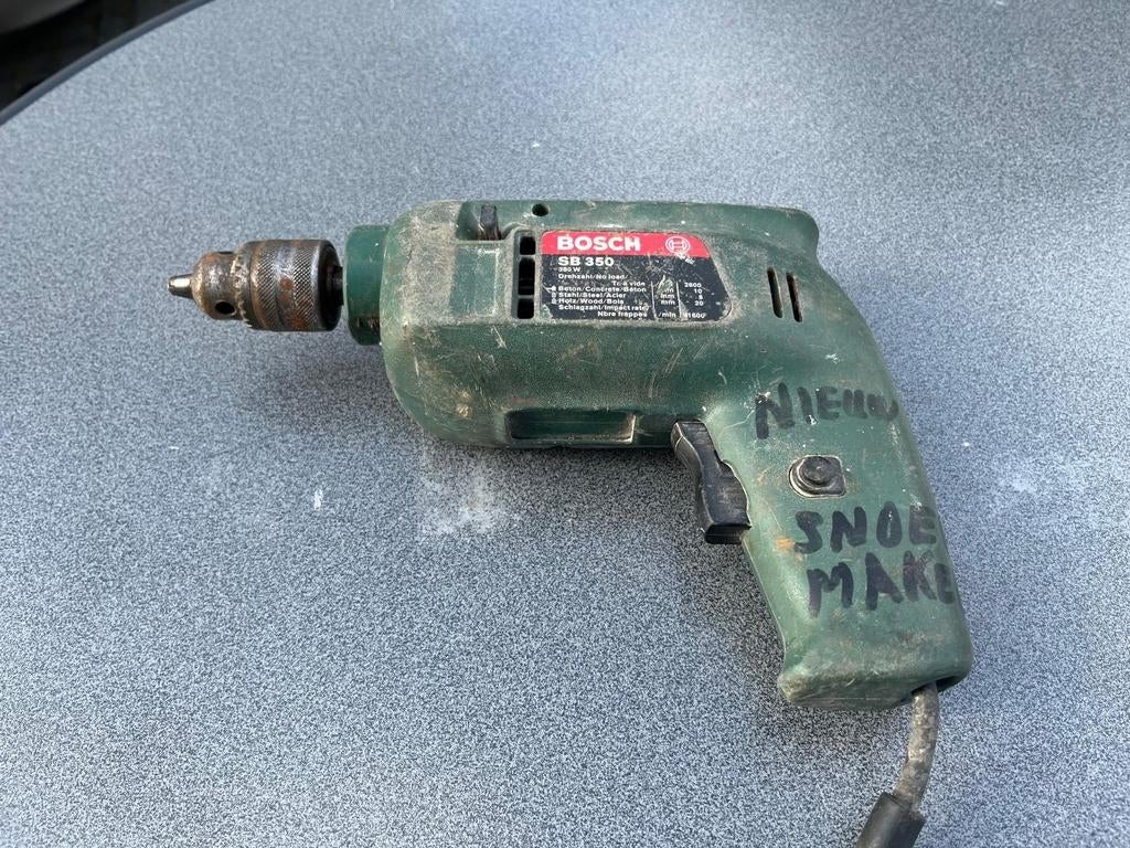 Bosch SB 350 boormachine te koop, Doe-het-zelf en Verbouw, Ophalen of Verzenden, Gebruikt, Minder dan 400 watt, Boormachine