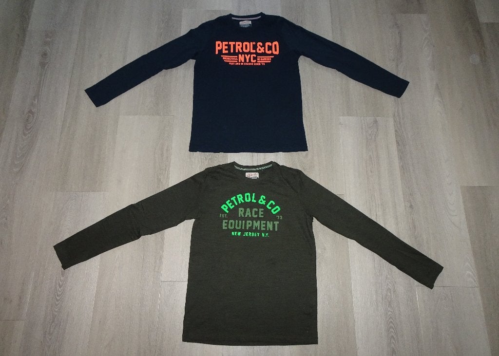2 hele mooie Petrol longsleeves / shirts mt 176 (nieuw) !!, Petrol Industries, Nieuw, Ophalen of Verzenden, Shirt of Longsleeve