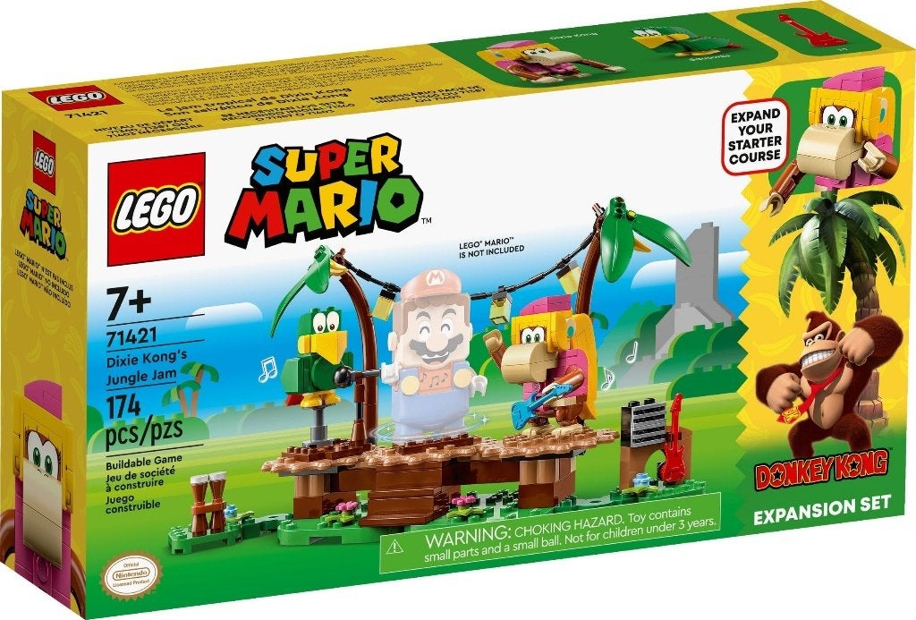 LEGO 71421 Dixie Kong's Jungle Jam (Super Mario, Donkey Kong, Overige thema's, Nieuw, Ophalen of Verzenden, Complete set