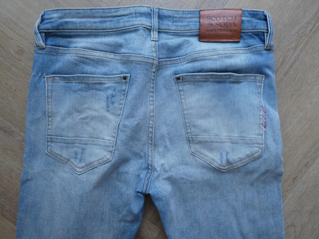 Scotch & Soda spijkerbroek, Skim maat 32-32, Blauw, W32 (confectie 46) of kleiner, Ophalen of Verzenden, Zo goed als nieuw
