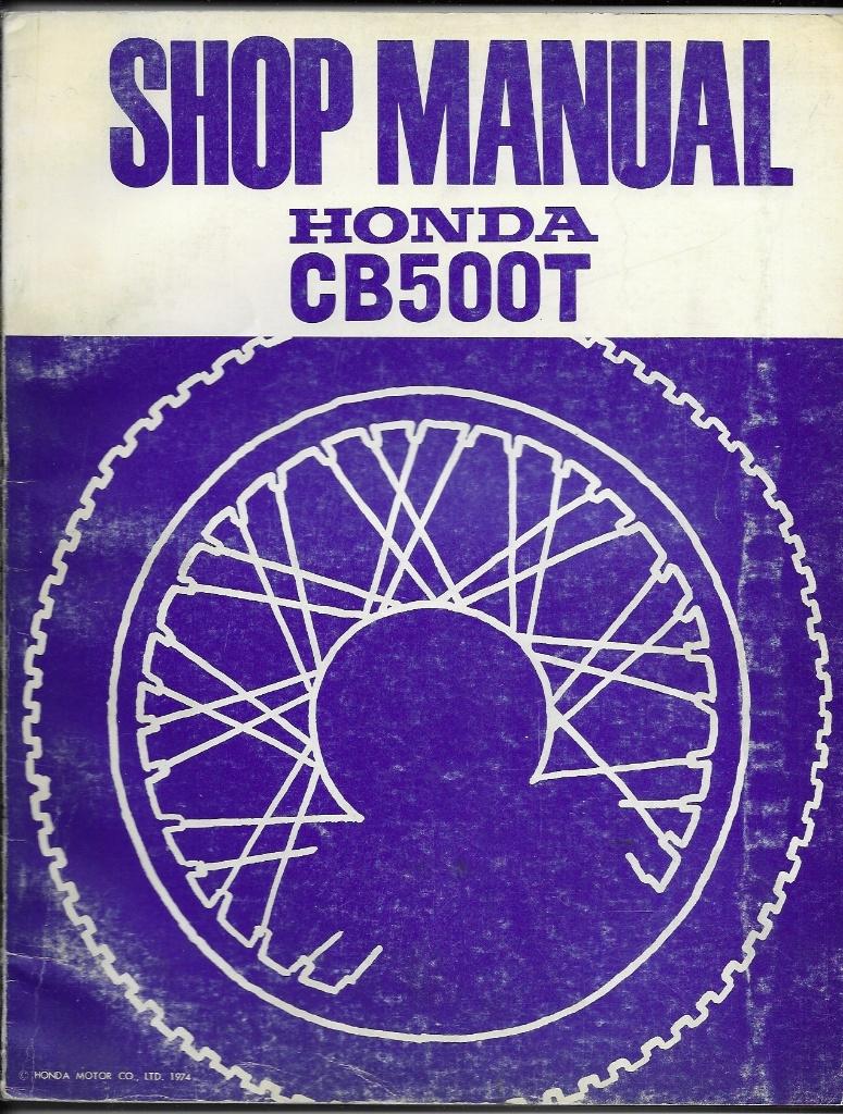 Honda CB500 T shop manual (4876z), Motoren, Ophalen of Verzenden, Kawasaki