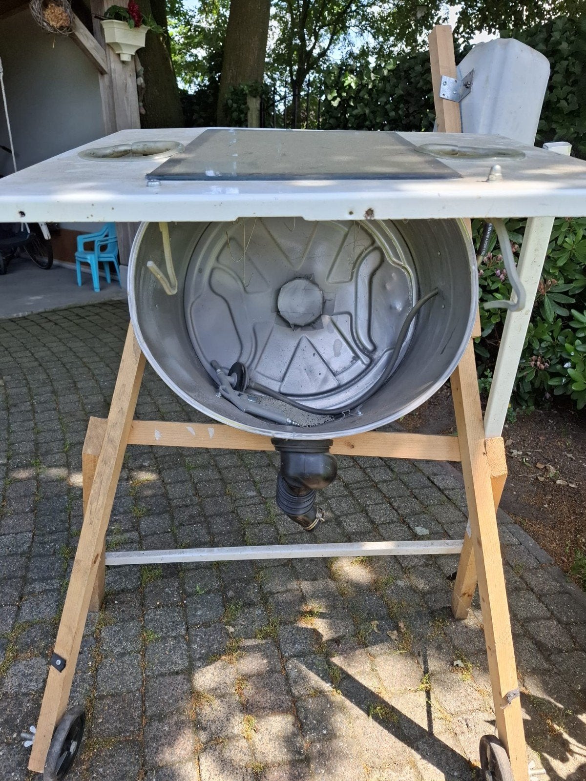 Straalbox, Ophalen