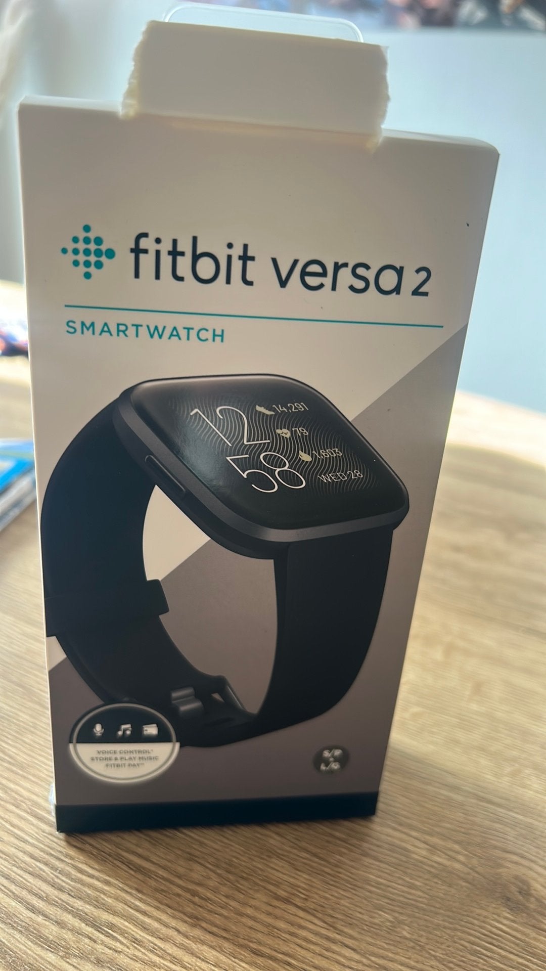 Fitbit Versa 2 Smartwatch, Ophalen, Gebruikt, Hartslag, Zwart