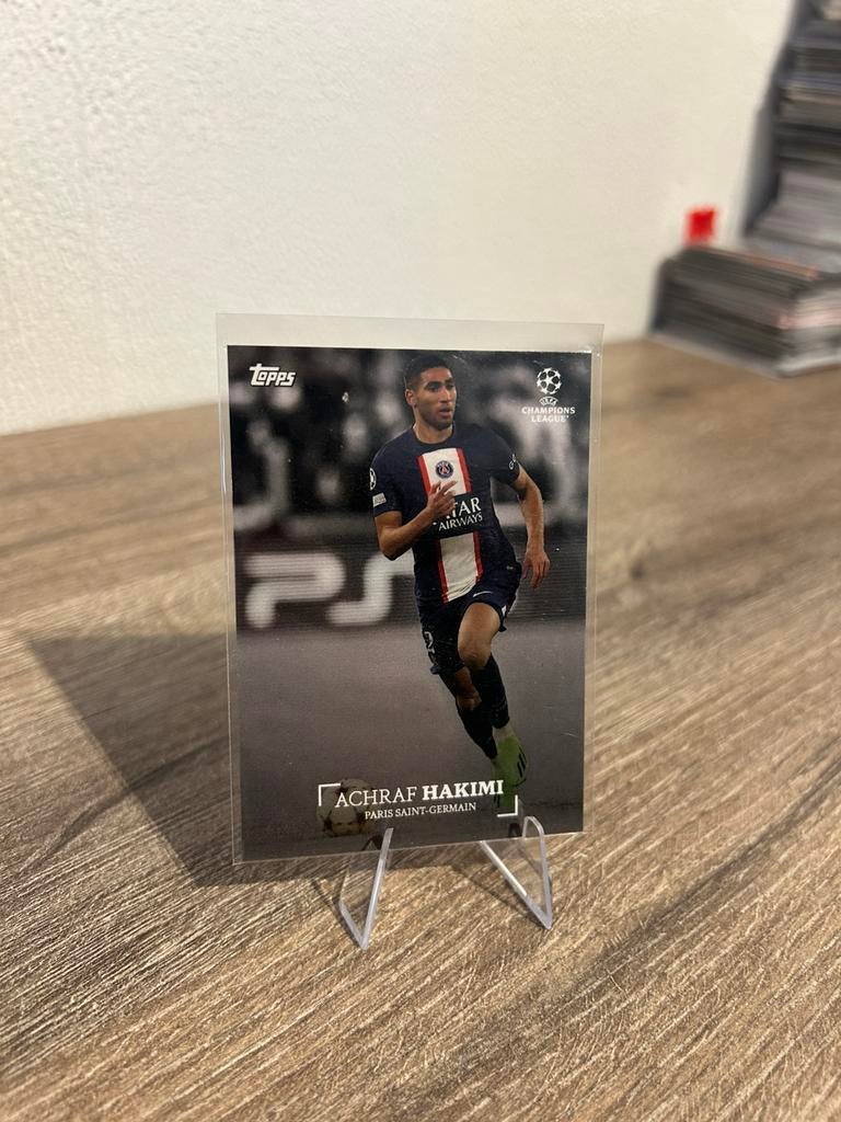 Achraf Hakimi 2023 Topps Simplicidad On Demand PSG, Ophalen of Verzenden, Zo goed als nieuw, Buitenlandse clubs, Spelerskaart