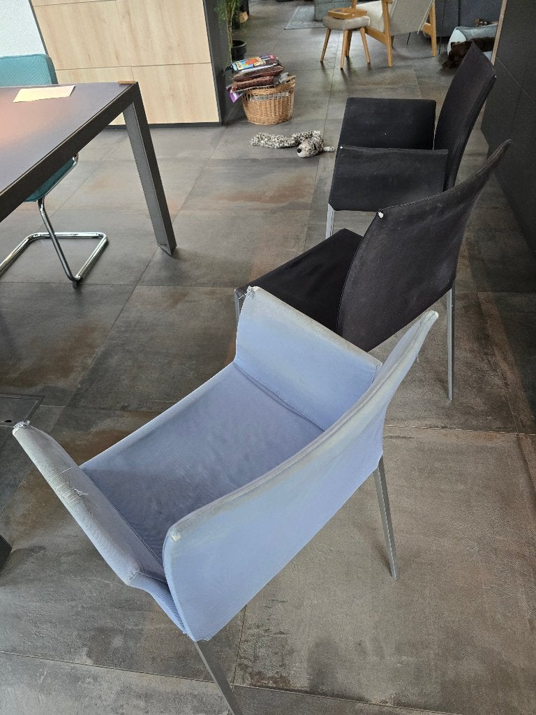 zanotta lia designstoelen, Ophalen, Gebruikt, Stof, Vijf, Zes of meer stoelen