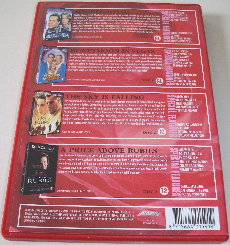 Film-Box *** ROMANCE EDITION *** 2-Disc Boxset, Alle leeftijden, Nederlands, Ophalen of Verzenden, Gebruikt