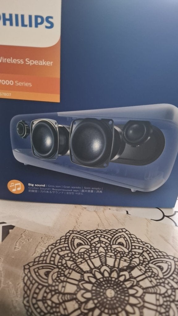 Philips s7807 Bluetooth speaker, Ophalen, Philips, Zo goed als nieuw, Bluetooth