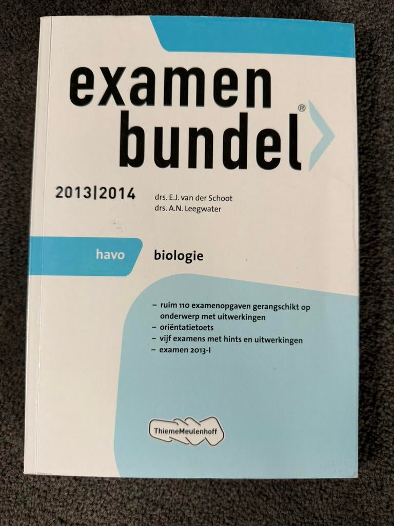 A.N. Leegwater - 2013/2014 havo biologie, Ophalen, Zo goed als nieuw