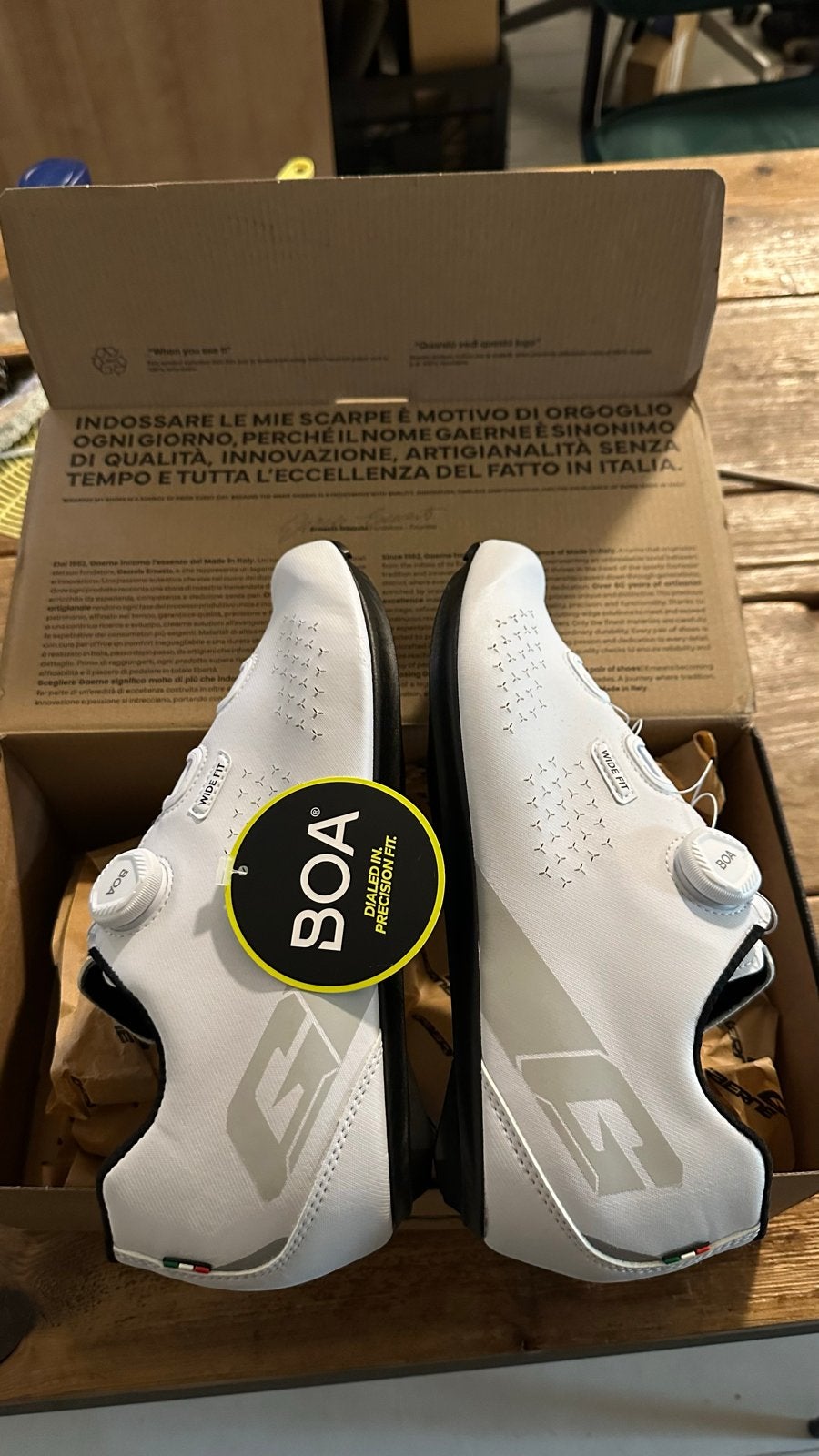 Gaerne G Sprint Wide racefietsschoenen maat 43 nieuw, Heren, Schoenen, Nieuw, Overige maten