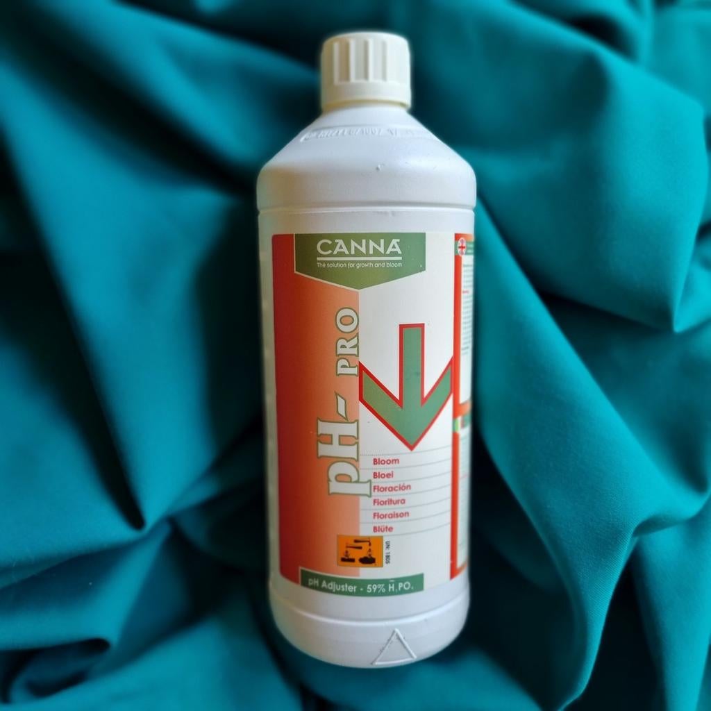 Canna PH Min Bloei Pro - inhoud fles 1 liter, Ophalen of Verzenden, Mest