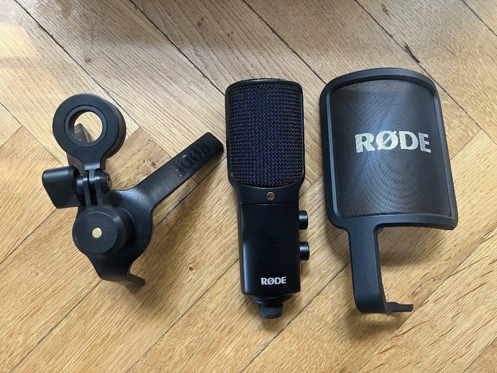 Rode NT USB+ microfoon, Muziek en Instrumenten, Microfoons, Ophalen of Verzenden, Zo goed als nieuw, Studiomicrofoon