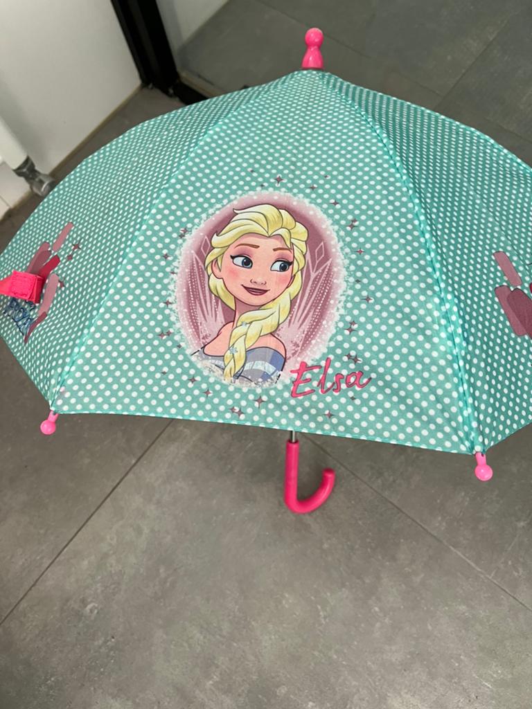 Kinderparapluutje Frozen, Sieraden, Tassen en Uiterlijk, Paraplu's, Ophalen of Verzenden, Gebruikt, Overige kleuren