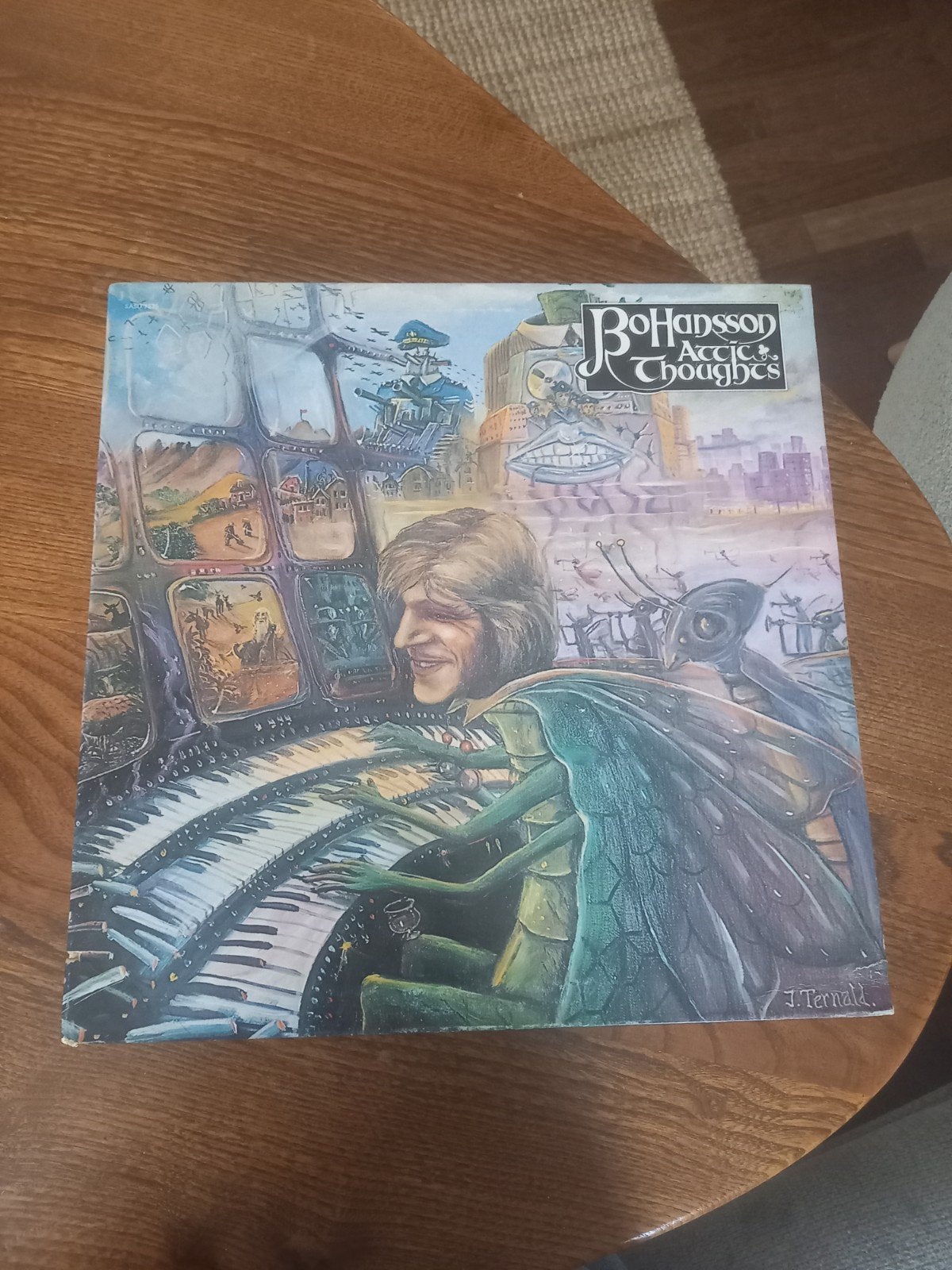 Bo Hansson - Attic Thoughts LP (1976), LP, Gebruikt, Overige genres, Ophalen of Verzenden