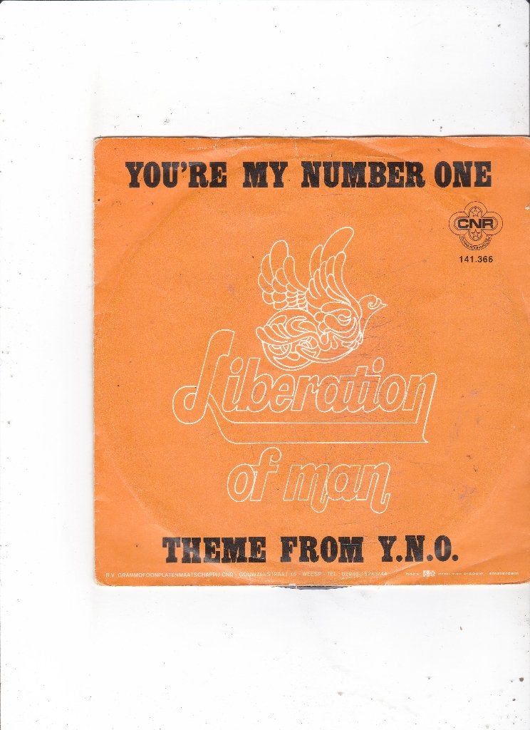 Single Liberation Of Man - You're my number one, Ophalen of Verzenden, Gebruikt, 7 inch, Pop