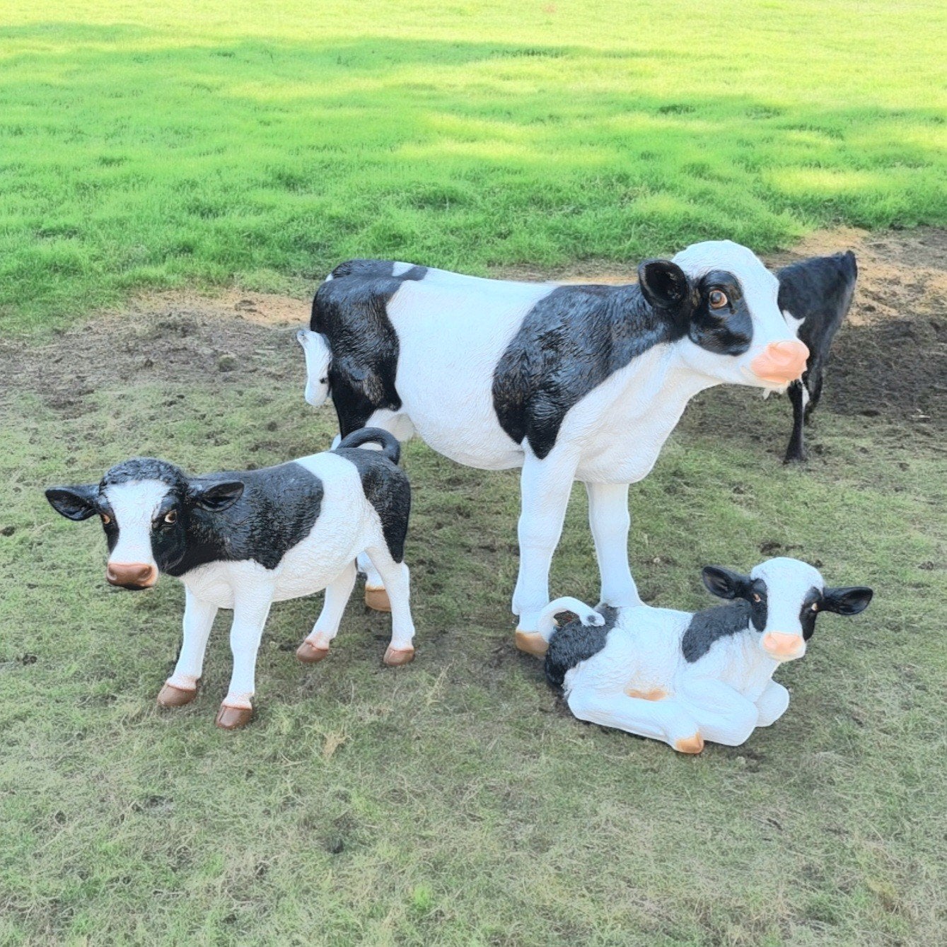 Beeld kalf tuinbeeld koe, kunstkoe, kalfjes, beeld paard, Ophalen, Nieuw, Boerderijdier, Beeldje of Figuurtje