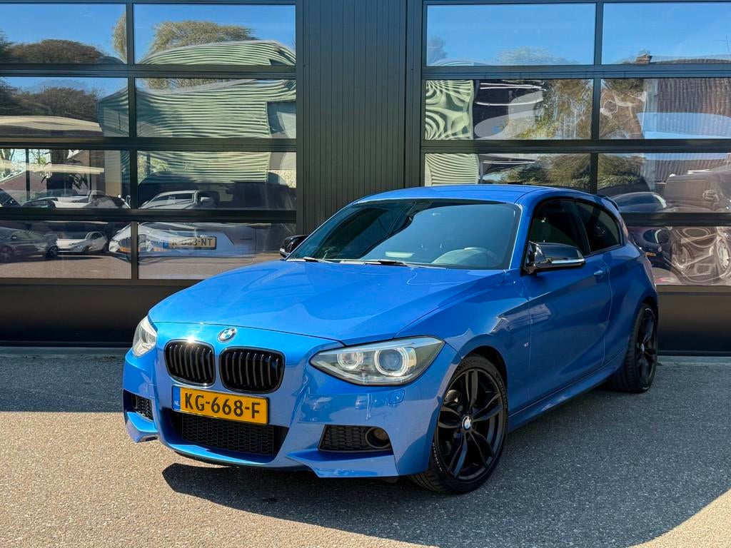 BMW 1-serie 116i M-Sport Estoril Blue Harman&Kardon, Auto's, BMW, 1-Serie, Euro 5, Gebruikt, 4 cilinders