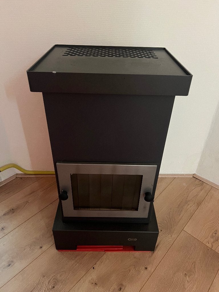 Super fijne en strakke Calvin Sparky gaskachel, Ophalen, Zo goed als nieuw, Vrijstaande haard, Gashaard