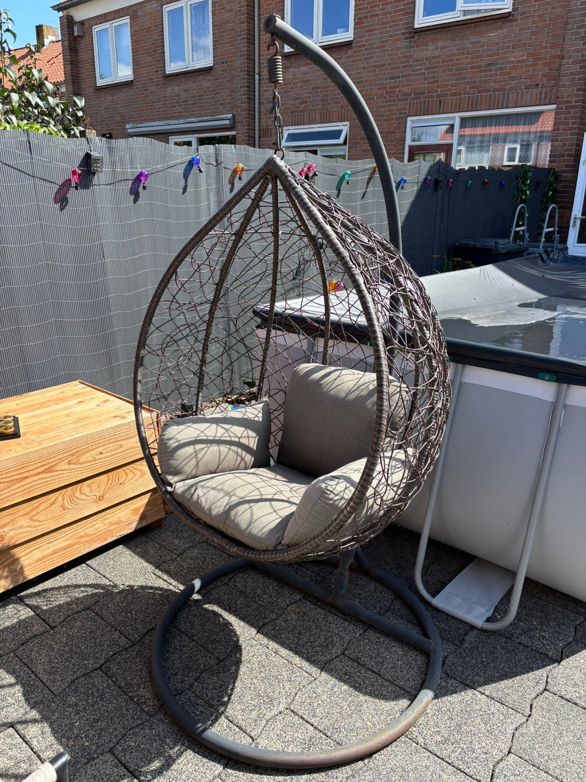 Hangstoel, Ophalen, Gebruikt, Hout