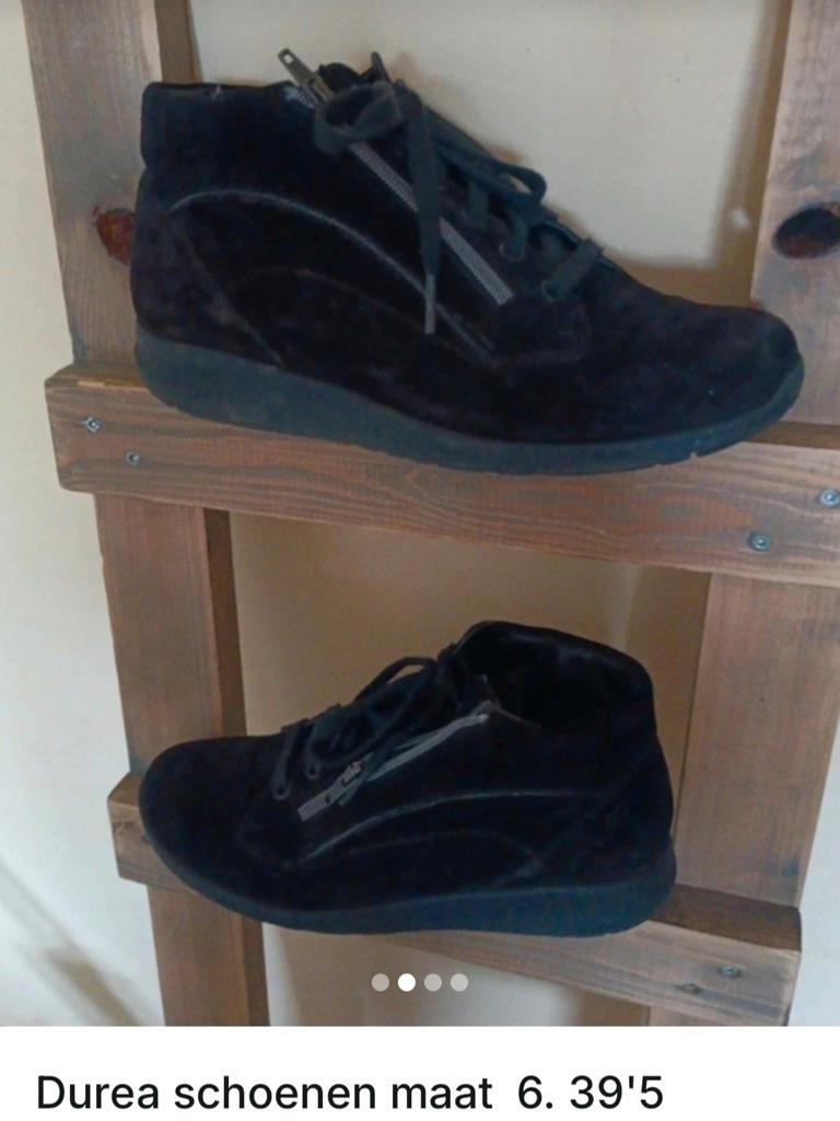 Durea schoenen maat 6 wijdte H, Durea, Zwart, Lage of Enkellaarzen, Ophalen of Verzenden