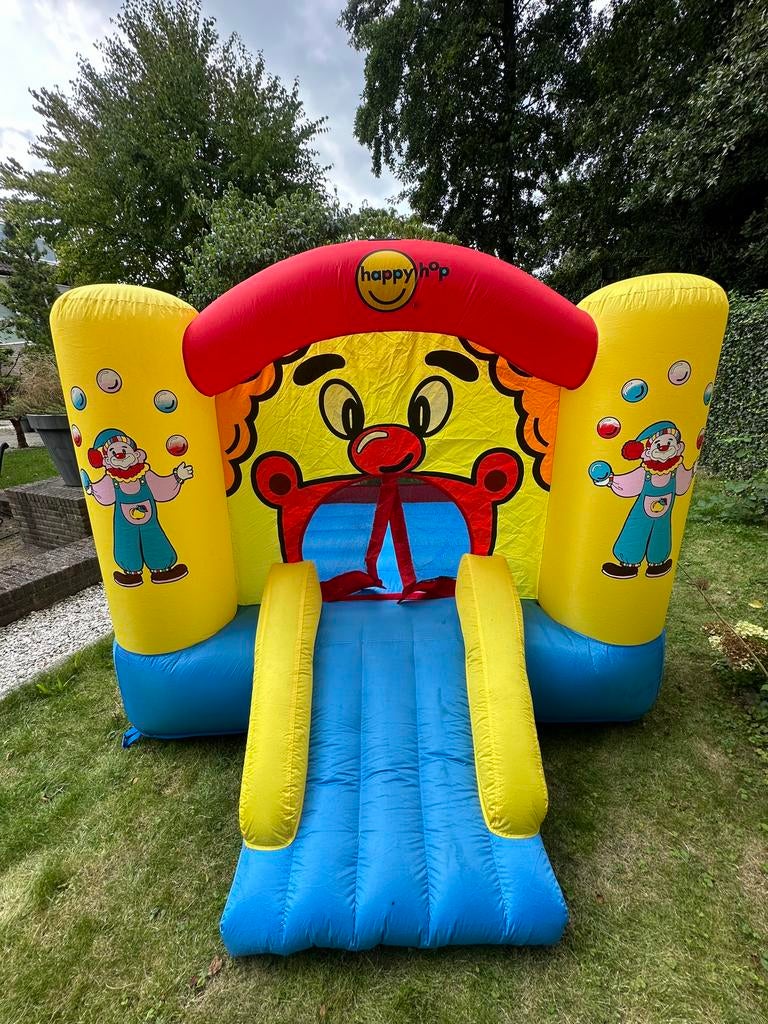 happy hop clown springkussen voor de allerkleinste VERHUREN, Ophalen, Zo goed als nieuw