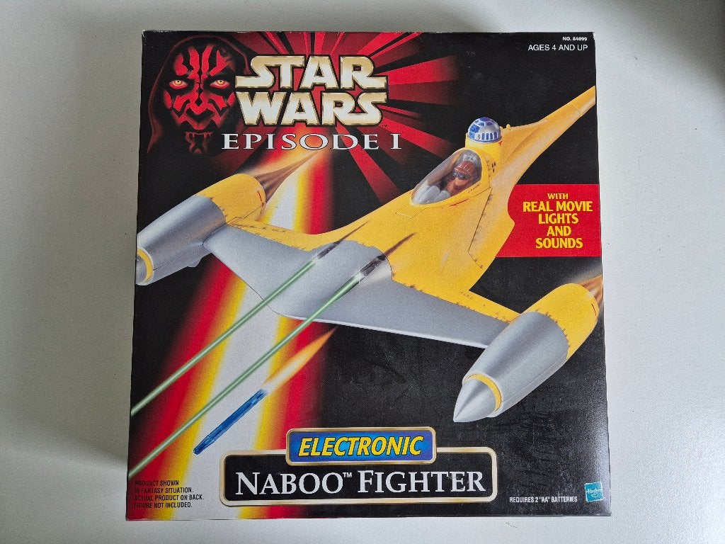 Star Wars EP1 Electronic Naboo Fighter with Light an Sound, Verzamelen, Star Wars, Ophalen of Verzenden, Nieuw, Actiefiguurtje