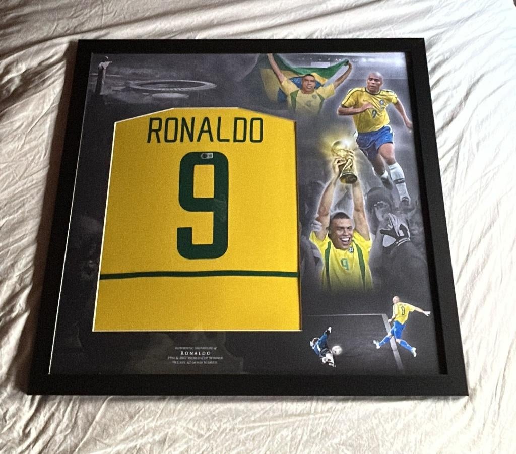 Ronaldo Brazilie WC2002 Beckett Witnessed, Maat XL, Ophalen of Verzenden, Nieuw, Shirt