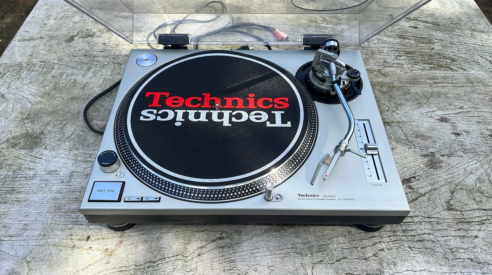 Technics Direct Drive SL-1200MK 2, Ophalen, Gebruikt, Pitch-regelaar, Technics
