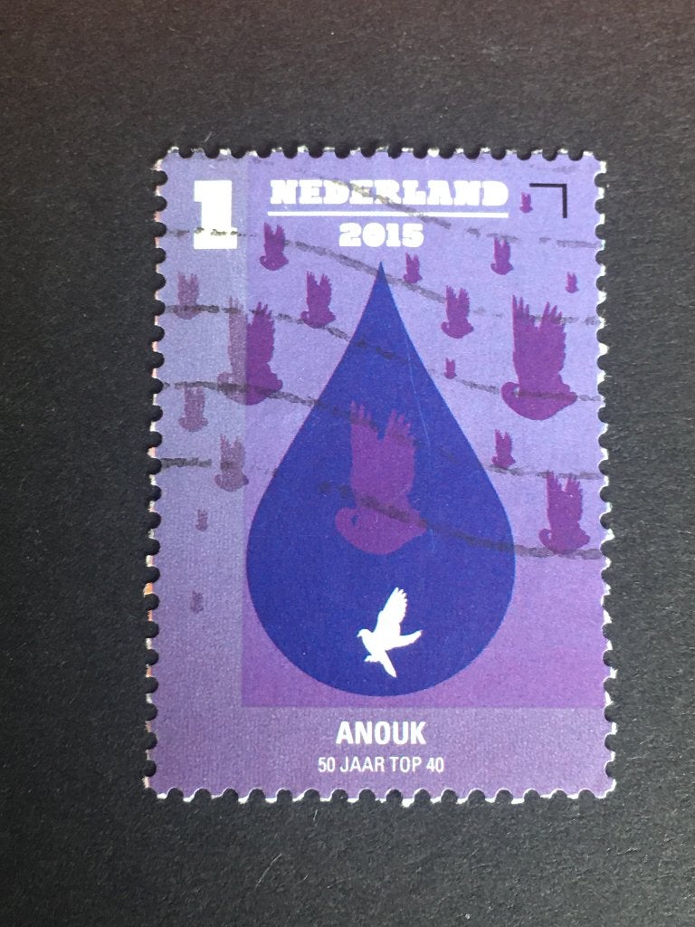 2694 Nederland 2015 NVPH 3268 TopPop, Anouk - gestempeld, Ophalen of Verzenden, Na 1940, Gestempeld