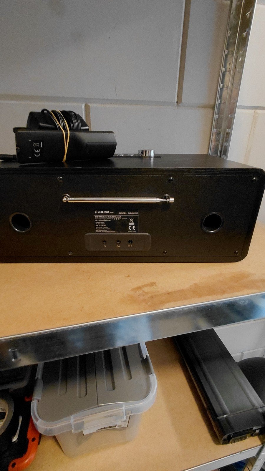 Albrecht DR 690 CD Internetradio met CD-speler, Ophalen, Zo goed als nieuw, Radio, Met cd-speler