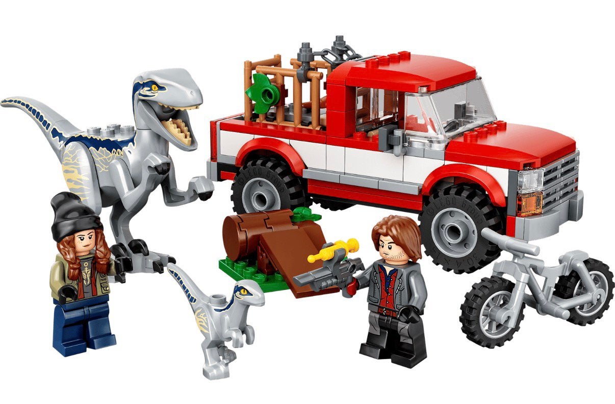 Lego 76946 ~ Jurassic World - Blue & Beta velociraptorvangst, Jurassic World, Lego, Ophalen of Verzenden, Zo goed als nieuw