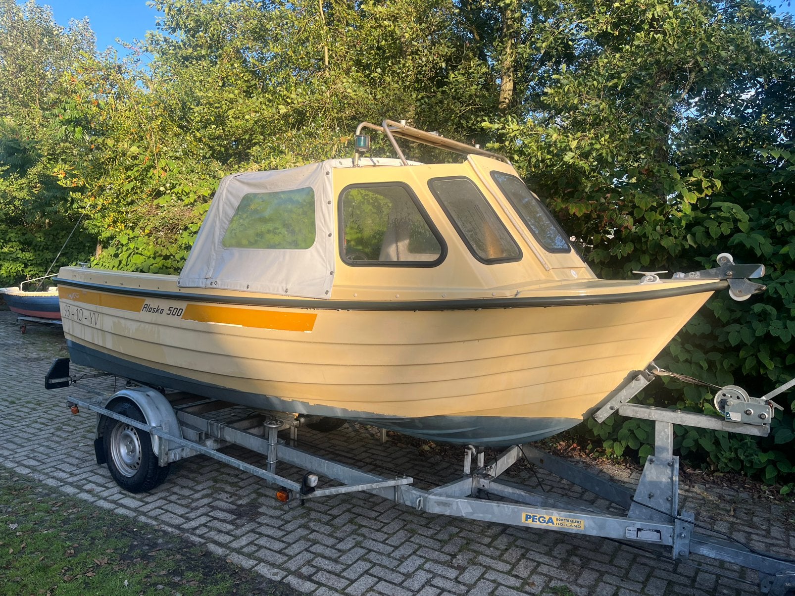 Vis toerboot Shetland Alaska 500., Ophalen, Gebruikt, Polyester