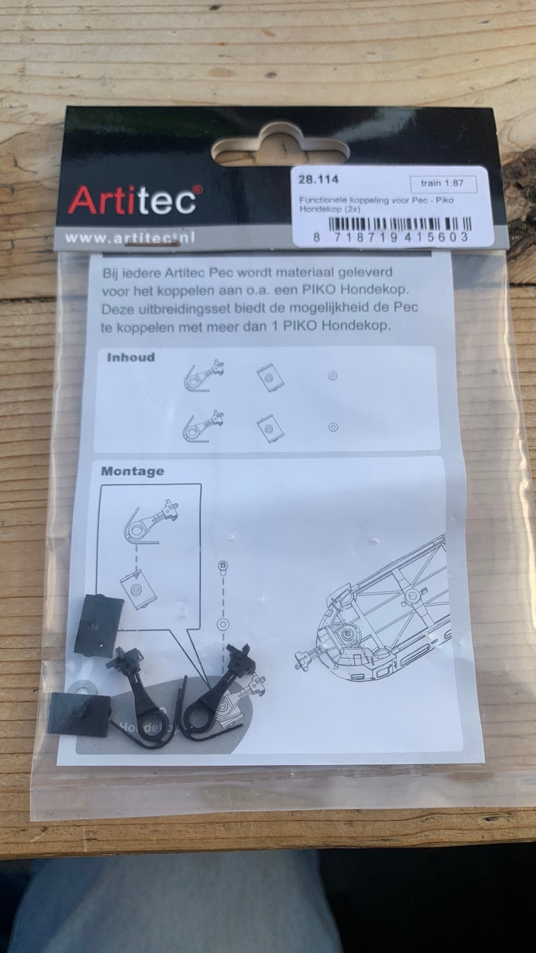 Artitec functionele koppelingset, Hobby en Vrije tijd, Modeltreinen | H0, Ophalen of Verzenden, Nieuw, Gelijkstroom of Wisselstroom