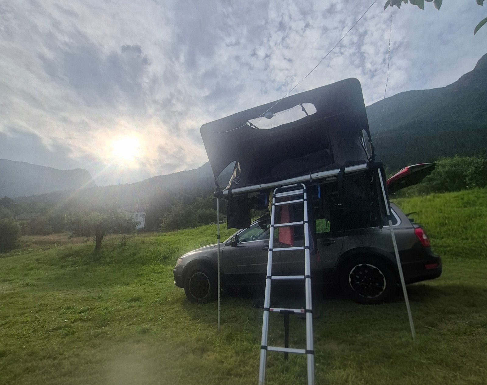 Sheepie Yuna Family Daktent COMPLEET - Zo goed als nieuw!, Caravans en Kamperen, Ophalen, Zo goed als nieuw, Tot en met 4